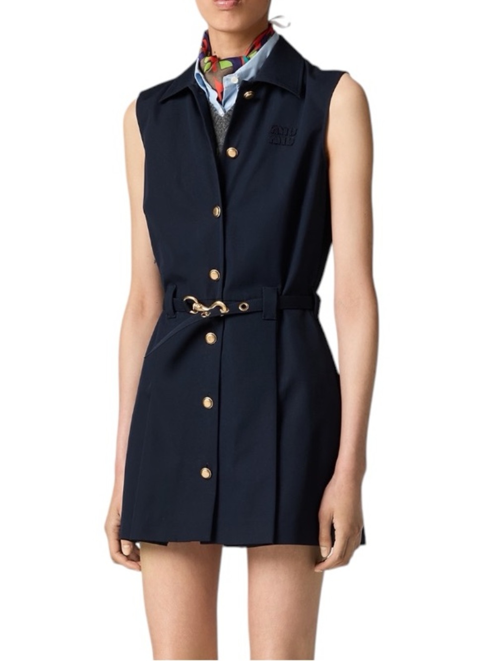 Miu Miu Poplin Mini Dress It38
